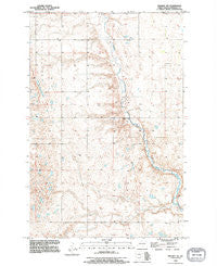 Pingree SW North Dakota Historical topographic map, 1:24000 scale, 7.5 X 7.5 Minute, Year 1990