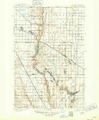 Pingree North Dakota Historical topographic map, 1:62500 scale, 15 X 15 Minute, Year 1900