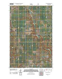 Pingree SW North Dakota Historical topographic map, 1:24000 scale, 7.5 X 7.5 Minute, Year 2011
