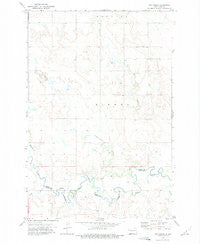 Pitt Creek North Dakota Historical topographic map, 1:24000 scale, 7.5 X 7.5 Minute, Year 1972