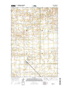 Plaza North Dakota Current topographic map, 1:24000 scale, 7.5 X 7.5 Minute, Year 2014