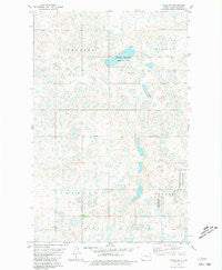 Plaza NE North Dakota Historical topographic map, 1:24000 scale, 7.5 X 7.5 Minute, Year 1980