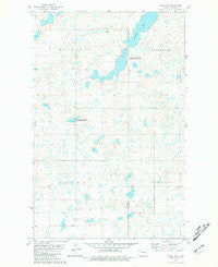 Plaza NW North Dakota Historical topographic map, 1:24000 scale, 7.5 X 7.5 Minute, Year 1981
