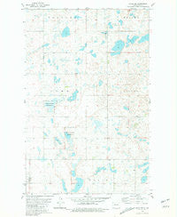 Plaza SE North Dakota Historical topographic map, 1:24000 scale, 7.5 X 7.5 Minute, Year 1980