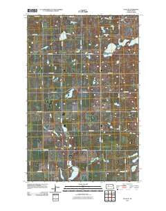 Plaza SE North Dakota Historical topographic map, 1:24000 scale, 7.5 X 7.5 Minute, Year 2011