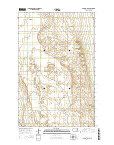 Pleasant Valley North Dakota Current topographic map, 1:24000 scale, 7.5 X 7.5 Minute, Year 2014