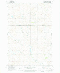 Plum Butte NE North Dakota Historical topographic map, 1:24000 scale, 7.5 X 7.5 Minute, Year 1974