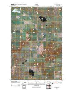 Plum Butte North Dakota Historical topographic map, 1:24000 scale, 7.5 X 7.5 Minute, Year 2011