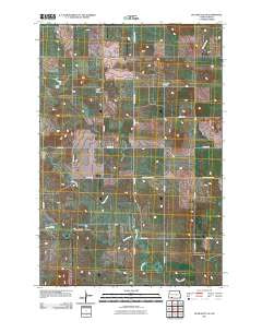 Plum Butte NE North Dakota Historical topographic map, 1:24000 scale, 7.5 X 7.5 Minute, Year 2011