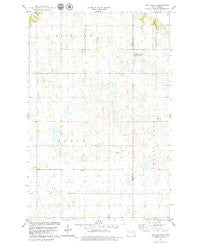 Pony Gulch North Dakota Historical topographic map, 1:24000 scale, 7.5 X 7.5 Minute, Year 1978