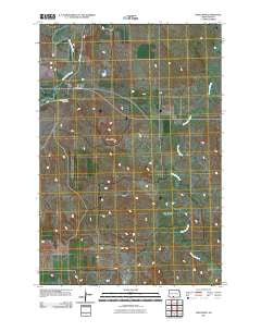 Porcupine North Dakota Historical topographic map, 1:24000 scale, 7.5 X 7.5 Minute, Year 2011