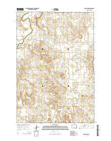 Porcupine North Dakota Current topographic map, 1:24000 scale, 7.5 X 7.5 Minute, Year 2014