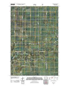 Power North Dakota Historical topographic map, 1:24000 scale, 7.5 X 7.5 Minute, Year 2011