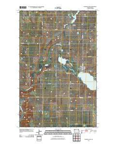 Powers Lake North Dakota Historical topographic map, 1:24000 scale, 7.5 X 7.5 Minute, Year 2011