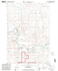 Pretty Rock Butte SE North Dakota Historical topographic map, 1:24000 scale, 7.5 X 7.5 Minute, Year 1998