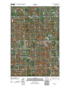 Raleigh North Dakota Historical topographic map, 1:24000 scale, 7.5 X 7.5 Minute, Year 2011