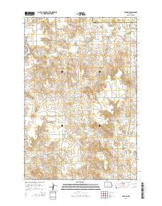 Raleigh North Dakota Current topographic map, 1:24000 scale, 7.5 X 7.5 Minute, Year 2014