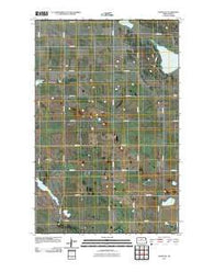 Rangeley North Dakota Historical topographic map, 1:24000 scale, 7.5 X 7.5 Minute, Year 2011