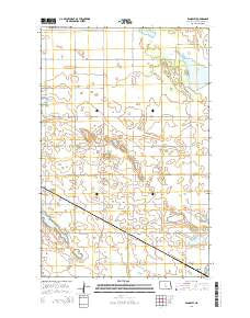 Rangeley North Dakota Current topographic map, 1:24000 scale, 7.5 X 7.5 Minute, Year 2014