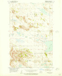 Rangeley NE North Dakota Historical topographic map, 1:24000 scale, 7.5 X 7.5 Minute, Year 1955