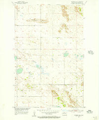Rangeley NW North Dakota Historical topographic map, 1:24000 scale, 7.5 X 7.5 Minute, Year 1955