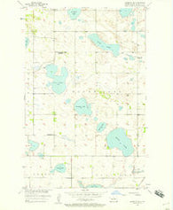 Rangeley SE North Dakota Historical topographic map, 1:24000 scale, 7.5 X 7.5 Minute, Year 1957