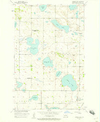 Rangeley SE North Dakota Historical topographic map, 1:24000 scale, 7.5 X 7.5 Minute, Year 1957