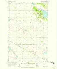 Rangeley North Dakota Historical topographic map, 1:24000 scale, 7.5 X 7.5 Minute, Year 1957