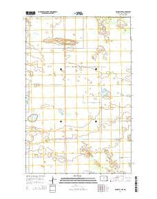 Rangeley NW North Dakota Current topographic map, 1:24000 scale, 7.5 X 7.5 Minute, Year 2014