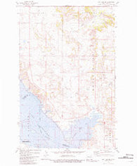 Rat Lake SE North Dakota Historical topographic map, 1:24000 scale, 7.5 X 7.5 Minute, Year 1981