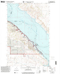 Rat Lake SW North Dakota Historical topographic map, 1:24000 scale, 7.5 X 7.5 Minute, Year 1997