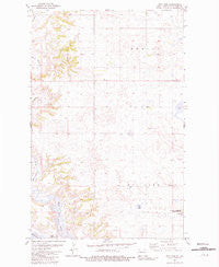 Rat Lake North Dakota Historical topographic map, 1:24000 scale, 7.5 X 7.5 Minute, Year 1981