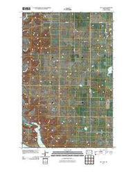 Rat Lake North Dakota Historical topographic map, 1:24000 scale, 7.5 X 7.5 Minute, Year 2011