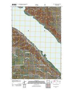 Rat Lake SW North Dakota Historical topographic map, 1:24000 scale, 7.5 X 7.5 Minute, Year 2011