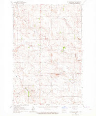 Rattlesnake Butte North Dakota Historical topographic map, 1:24000 scale, 7.5 X 7.5 Minute, Year 1963