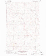 Rattlesnake Butte North Dakota Historical topographic map, 1:24000 scale, 7.5 X 7.5 Minute, Year 1963