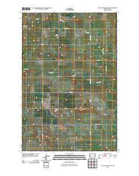 Rattlesnake Butte North Dakota Historical topographic map, 1:24000 scale, 7.5 X 7.5 Minute, Year 2011