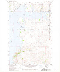 Raub NW North Dakota Historical topographic map, 1:24000 scale, 7.5 X 7.5 Minute, Year 1967