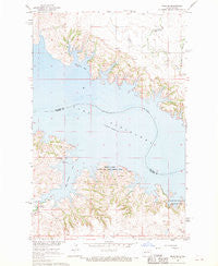 Raub SE North Dakota Historical topographic map, 1:24000 scale, 7.5 X 7.5 Minute, Year 1967