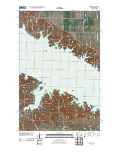 Raub SE North Dakota Historical topographic map, 1:24000 scale, 7.5 X 7.5 Minute, Year 2011