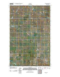 Rawson North Dakota Historical topographic map, 1:24000 scale, 7.5 X 7.5 Minute, Year 2011