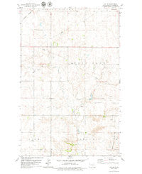 Ray SE North Dakota Historical topographic map, 1:24000 scale, 7.5 X 7.5 Minute, Year 1978
