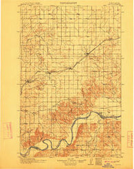 Ray North Dakota Historical topographic map, 1:125000 scale, 30 X 30 Minute, Year 1911