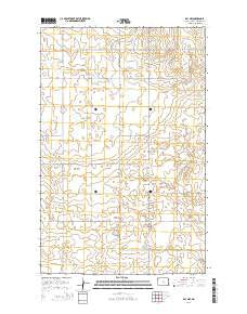Ray NW North Dakota Current topographic map, 1:24000 scale, 7.5 X 7.5 Minute, Year 2014