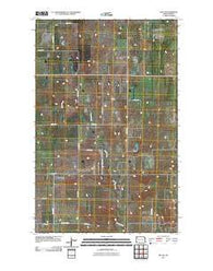 Ray SE North Dakota Historical topographic map, 1:24000 scale, 7.5 X 7.5 Minute, Year 2011