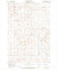 Red Butte NW North Dakota Historical topographic map, 1:24000 scale, 7.5 X 7.5 Minute, Year 1968