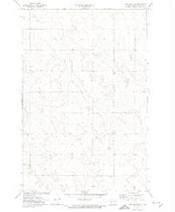Red Butte SW North Dakota Historical topographic map, 1:24000 scale, 7.5 X 7.5 Minute, Year 1972