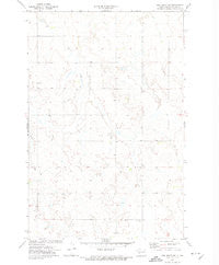 Red Butte SW North Dakota Historical topographic map, 1:24000 scale, 7.5 X 7.5 Minute, Year 1972