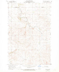 Red Butte North Dakota Historical topographic map, 1:24000 scale, 7.5 X 7.5 Minute, Year 1968