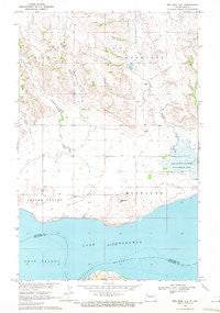 Red Mike Hill North Dakota Historical topographic map, 1:24000 scale, 7.5 X 7.5 Minute, Year 1969